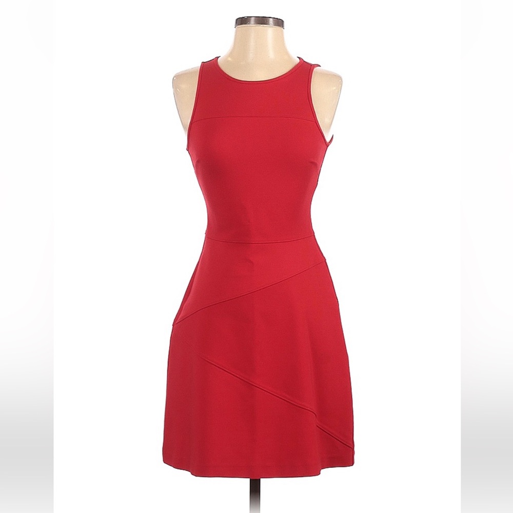 Red annie griffin dress